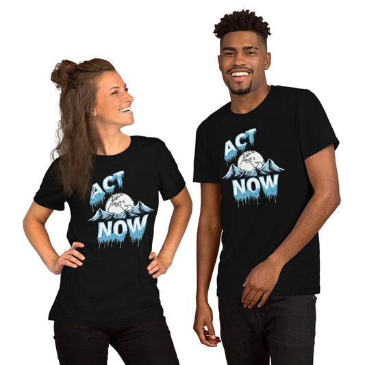 Act Now Graphic Tee - Black - S - ArtyKoala
