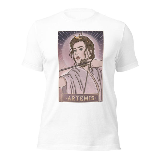 Artemis Unisex Graphic Tee - White - S - ArtyKoala