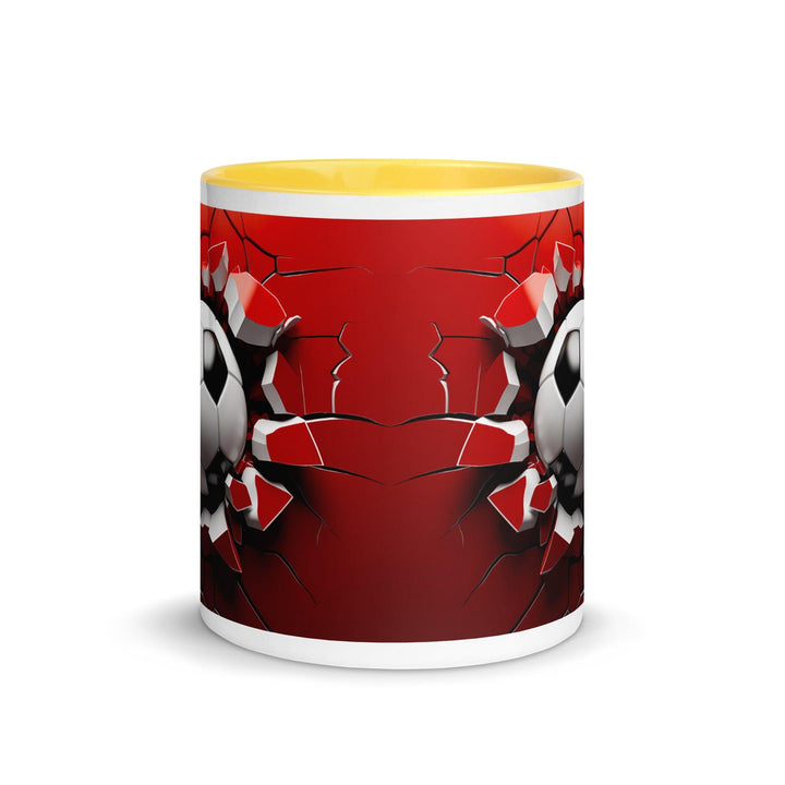 3d-soccer-ball Mug with Color Inside - ArtyKoala