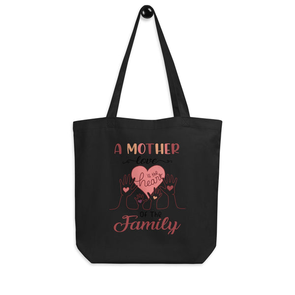 A Mother Love Eco Tote Bag - Black - ArtyKoala