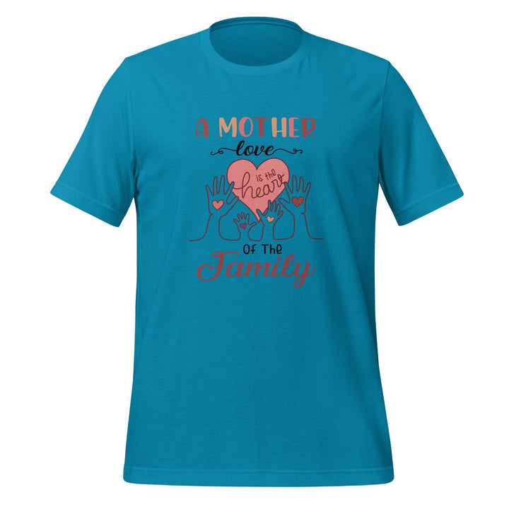 A Mother Love Woman Premium T-shirt - Aqua / S - ArtyKoala