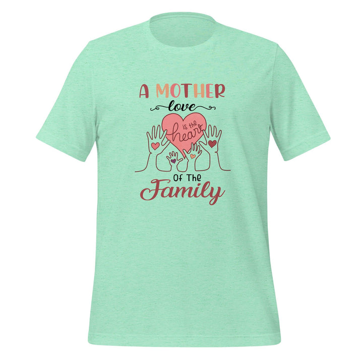 A Mother Love Woman Premium T-shirt - Heather Mint / S - ArtyKoala