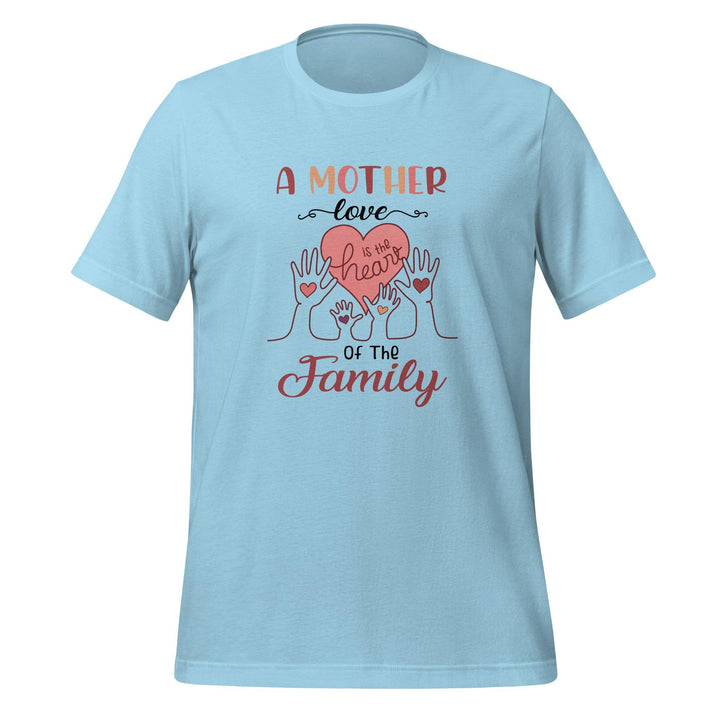 A Mother Love Woman Premium T-shirt - Ocean Blue / S - ArtyKoala