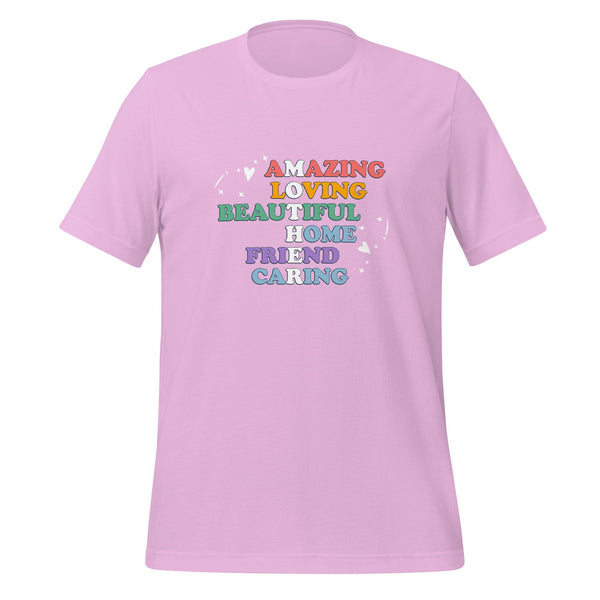 Acrostic Mother Premium Woman T-shirt - Lilac / S - ArtyKoala