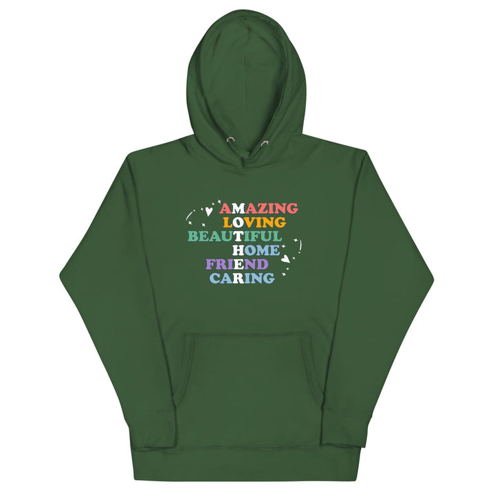 Acrostic Mother Women Premium Hoodie - Forest Green / S - ArtyKoala