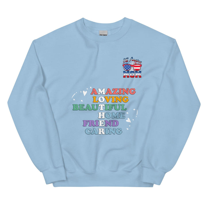 Acrostic Mother Women Premium Sweatshirt - Light Blue / S - ArtyKoala