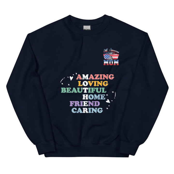 Acrostic Mother Women Premium Sweatshirt - Navy / S - ArtyKoala