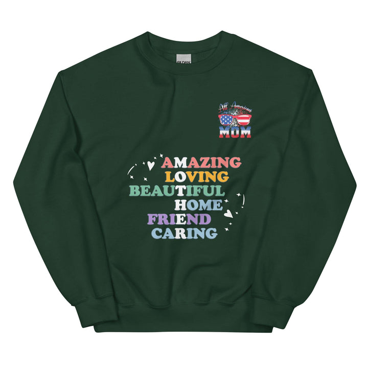 Acrostic Mother Women Premium Sweatshirt - Forest Green / S - ArtyKoala