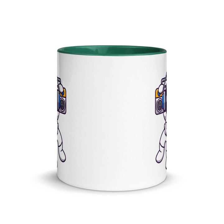 Alien Koala Colorful Print Mug - Dark green - 11 oz - ArtyKoala
