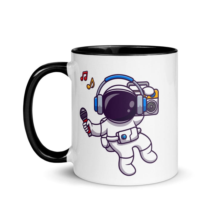 Alien Koala Colorful Print Mug - Black - 11 oz - ArtyKoala