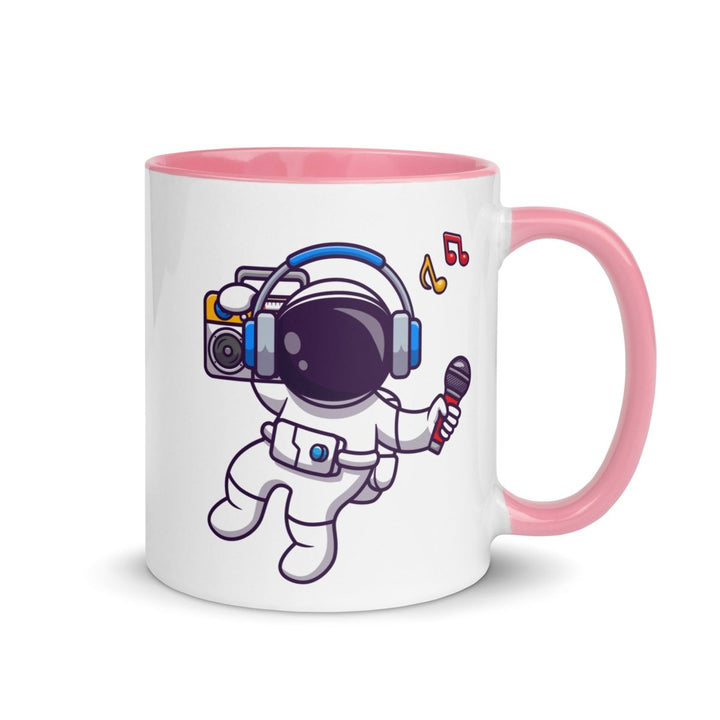 Alien Koala Colorful Print Mug - Pink - 11 oz - ArtyKoala