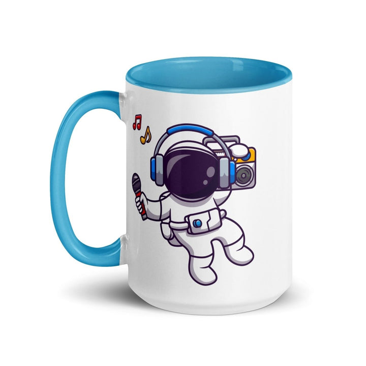 Alien Koala Colorful Print Mug - Blue - 15 oz - ArtyKoala