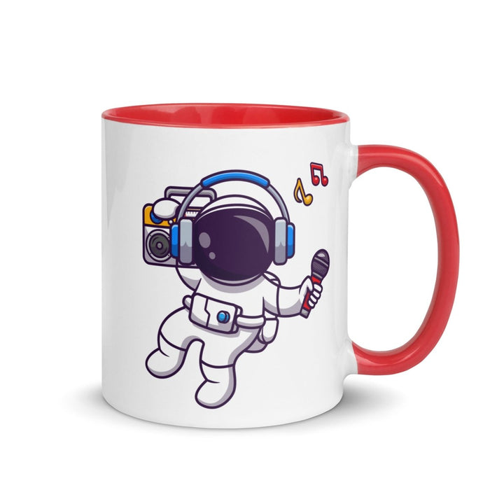 Alien Koala Colorful Print Mug - Red - 11 oz - ArtyKoala