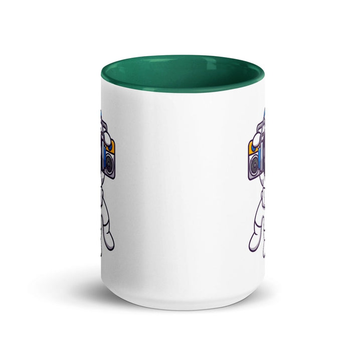 Alien Koala Colorful Print Mug - Dark green - 15 oz - ArtyKoala