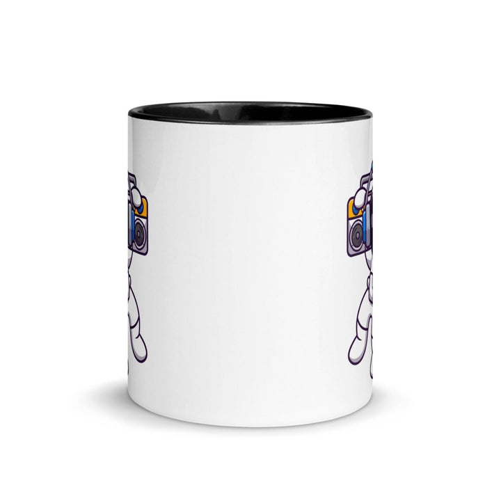 Alien Koala Colorful Print Mug - Black - 11 oz - ArtyKoala