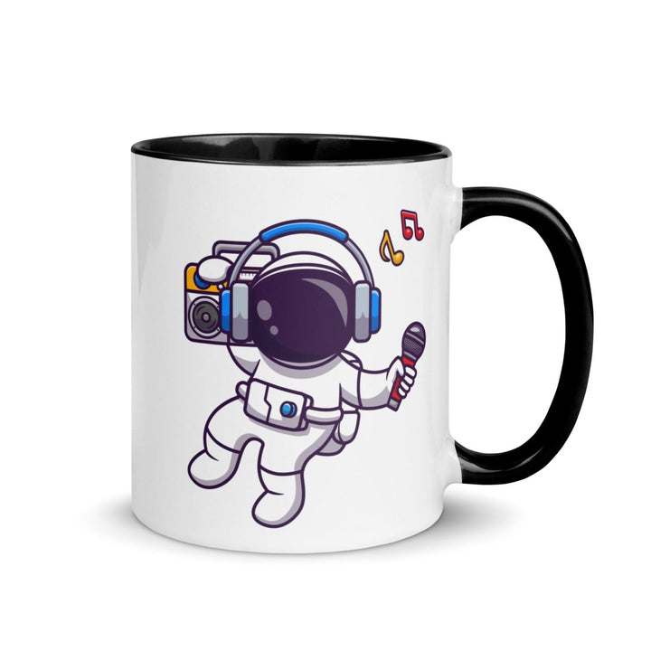 Alien Koala Colorful Print Mug - Black - 11 oz - ArtyKoala