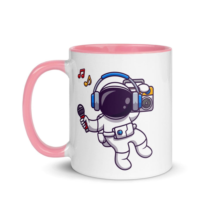 Alien Koala Colorful Print Mug - Pink - 11 oz - ArtyKoala