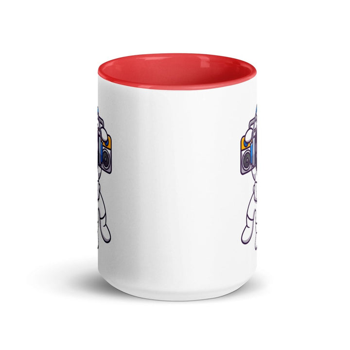 Alien Koala Colorful Print Mug - Red - 15 oz - ArtyKoala