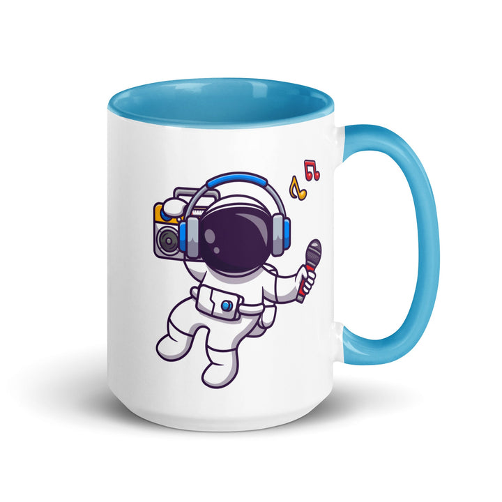 Alien Koala Mug with Color Inside - Blue / 15 oz - ArtyKoala