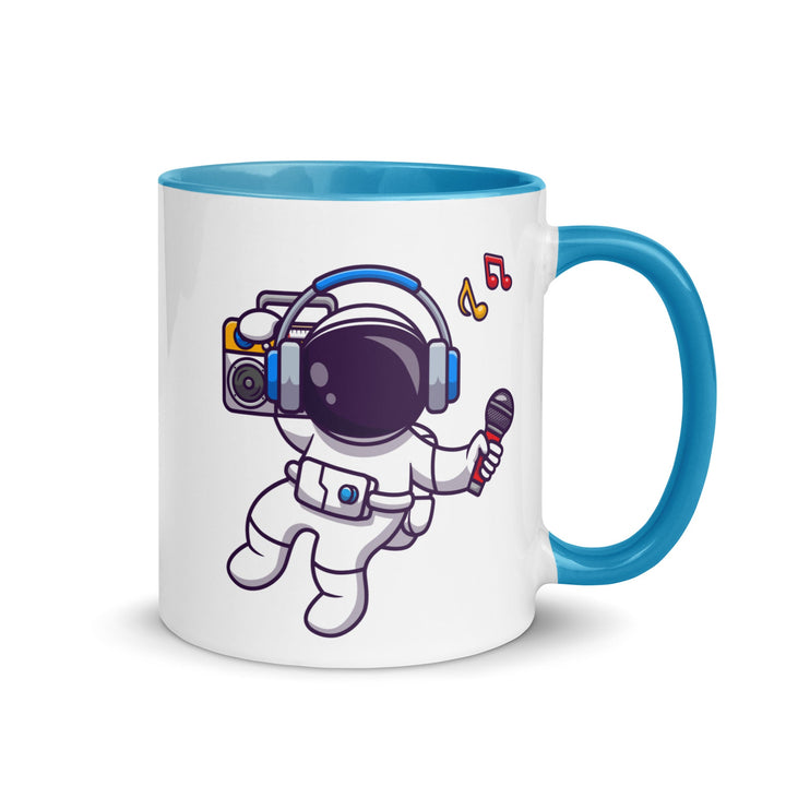 Alien Koala Mug with Color Inside - Blue / 11 oz - ArtyKoala