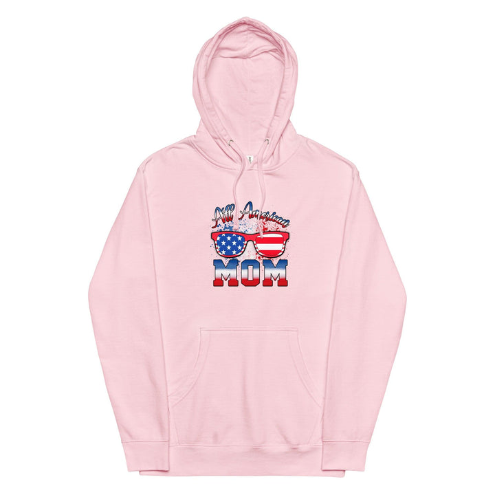 All American Mom Premium Cotton Woman Hoodie - ArtyKoala