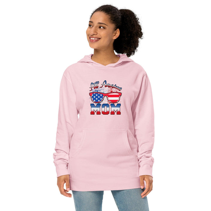 All American Mom Premium Cotton Woman Hoodie - ArtyKoala