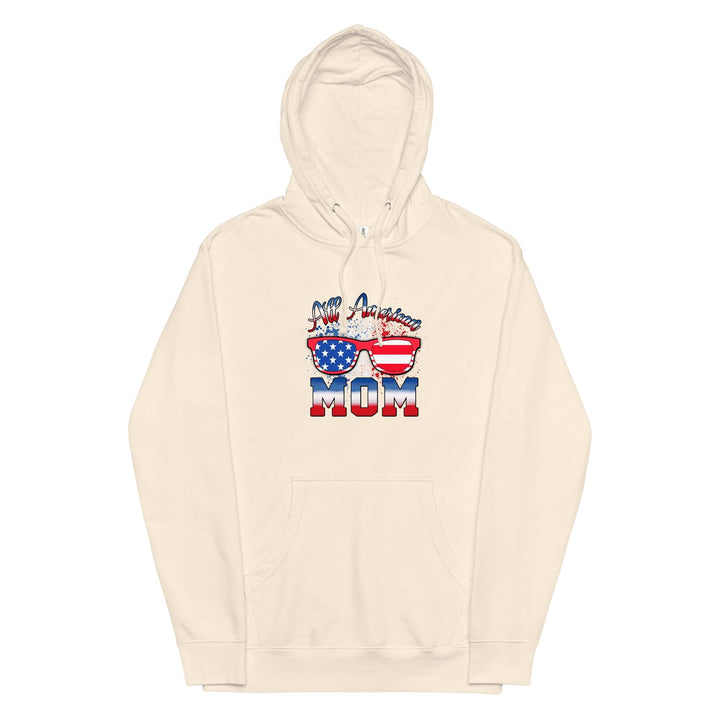 All American Mom Premium Cotton Woman Hoodie - ArtyKoala