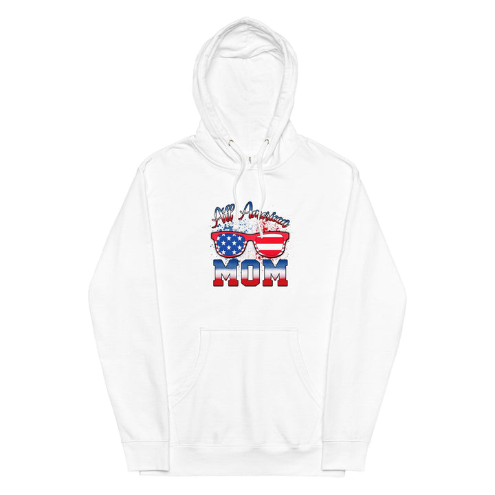 All American Mom Premium Cotton Woman Hoodie - ArtyKoala