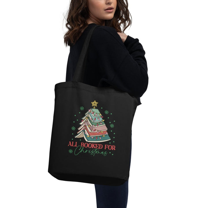 All Books for Christmas Custom Tote Bag - Oyster - ArtyKoala