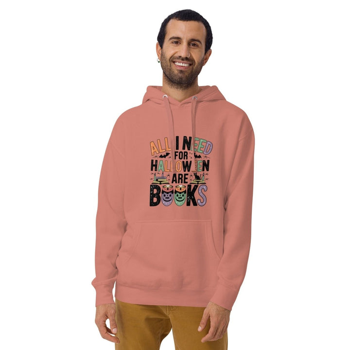 All I Need for Halloween are Books Graphic Hoodie - Black - S - ArtyKoala