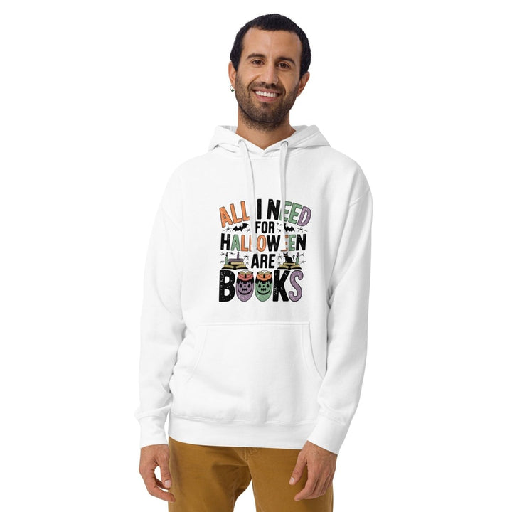 All I Need for Halloween are Books Graphic Hoodie - Black - S - ArtyKoala