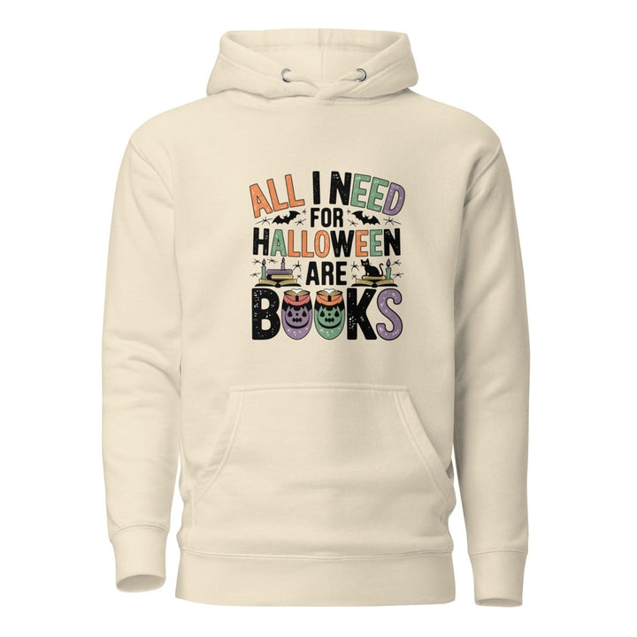 All I Need for Halloween are Books Graphic Hoodie - Black - S - ArtyKoala