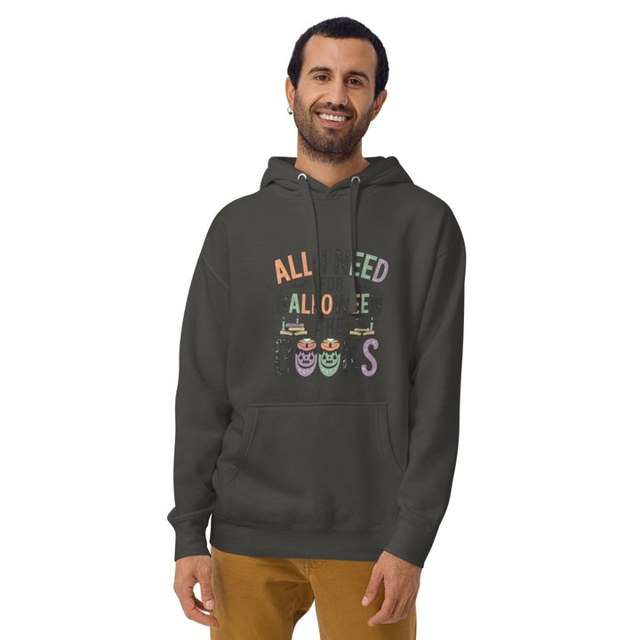 All I Need for Halloween are Books Graphic Hoodie - Black - S - ArtyKoala