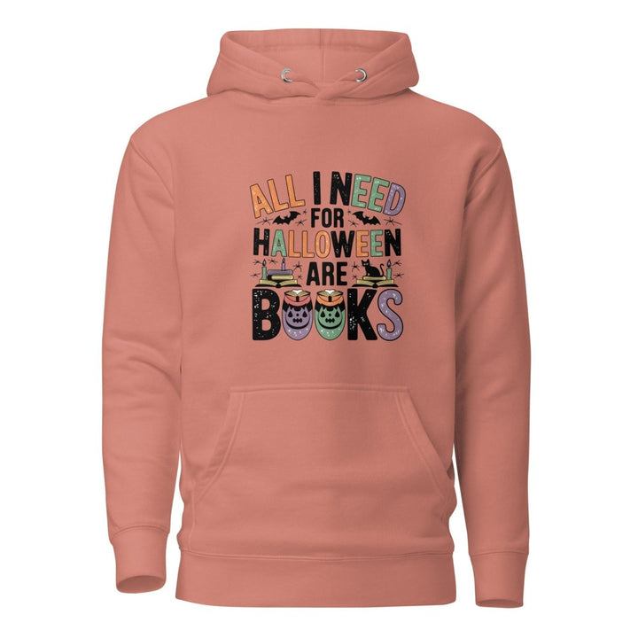 All I Need for Halloween are Books Graphic Hoodie - Black - S - ArtyKoala