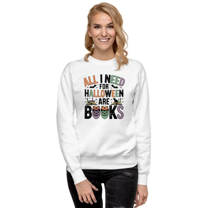 All I Need for Halloween Graphic Sweatshirt - Black - S - ArtyKoala