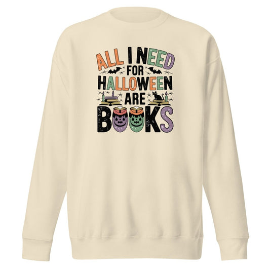 All I Need for Halloween Graphic Sweatshirt - Black - S - ArtyKoala