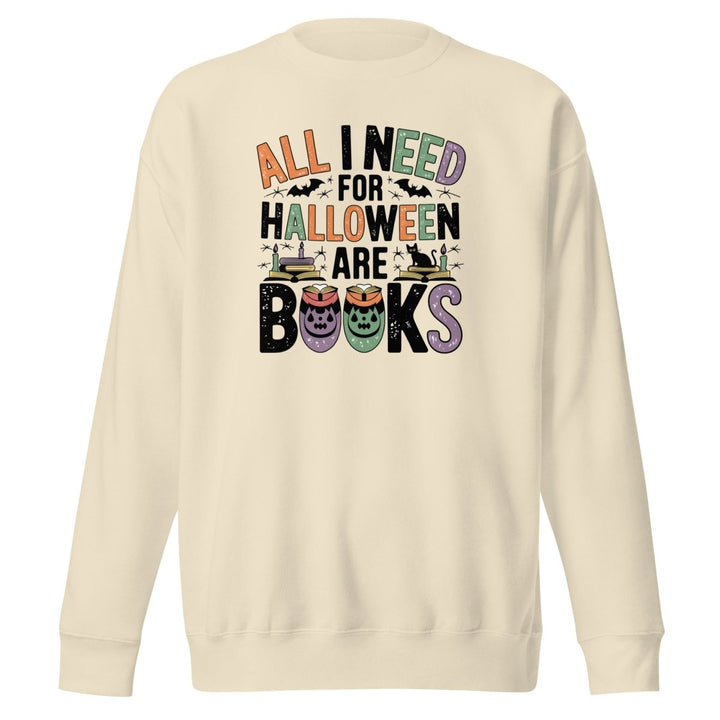 All I Need for Halloween Graphic Sweatshirt - Black - S - ArtyKoala