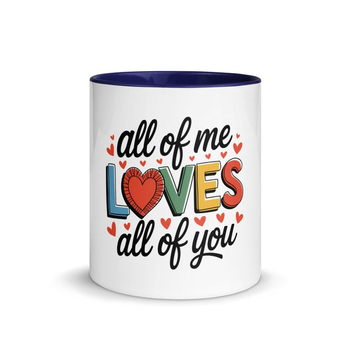 All of Me Loves Colorful Print Mug - Green - 11 oz - ArtyKoala