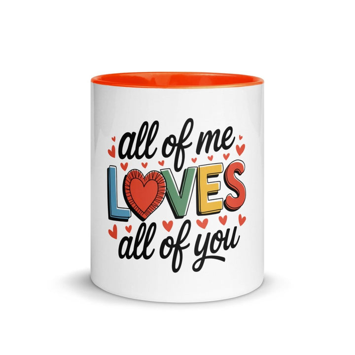 All of Me Loves Colorful Print Mug - Pink - 11 oz - ArtyKoala
