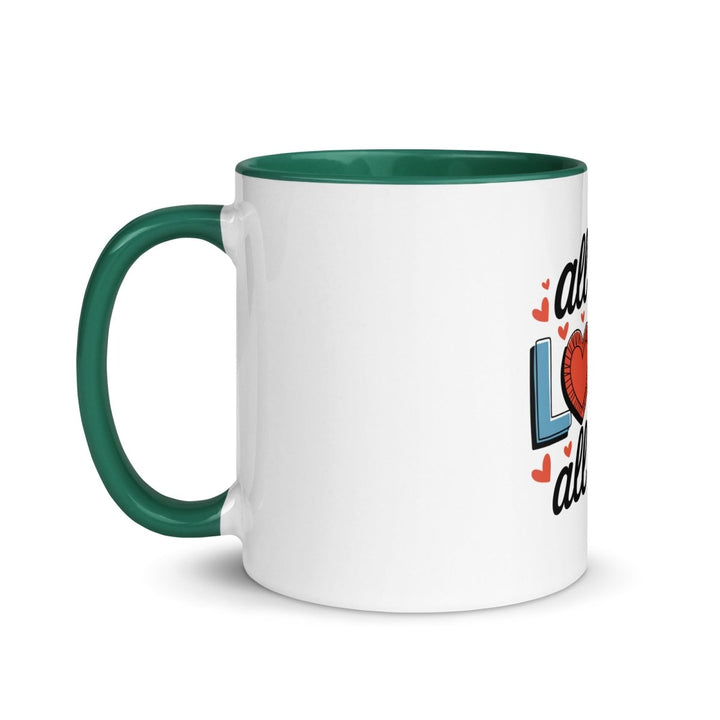 All of Me Loves Colorful Print Mug - Golden Yellow - 11 oz - ArtyKoala