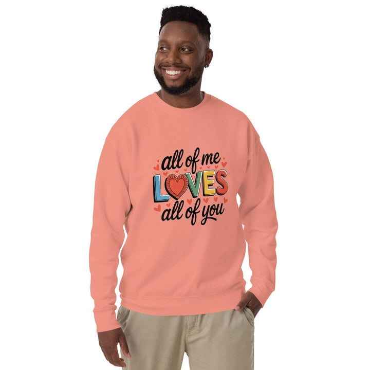 All of Me Loves Graphic Sweatshirt - Black - S - ArtyKoala