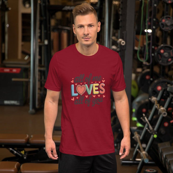 All of Me Loves Graphic Tee - Pink - S - ArtyKoala