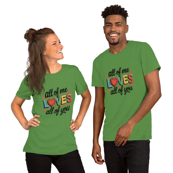 All of Me Loves Graphic Tee - Black Heather - XS - ArtyKoala