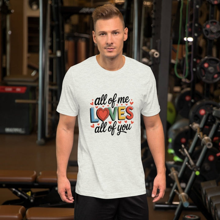 All of Me Loves Graphic Tee - Black Heather - XS - ArtyKoala