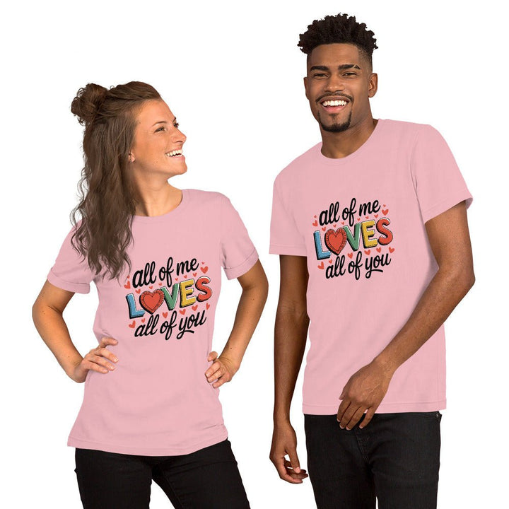 All of Me Loves Graphic Tee - Black Heather - XS - ArtyKoala