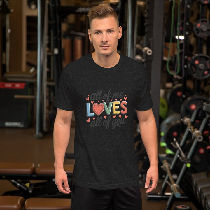 All of Me Loves Graphic Tee - Pink - S - ArtyKoala