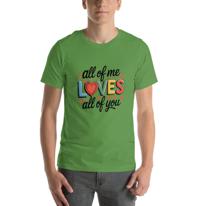 All of Me Loves Graphic Tee - Leaf - S - ArtyKoala