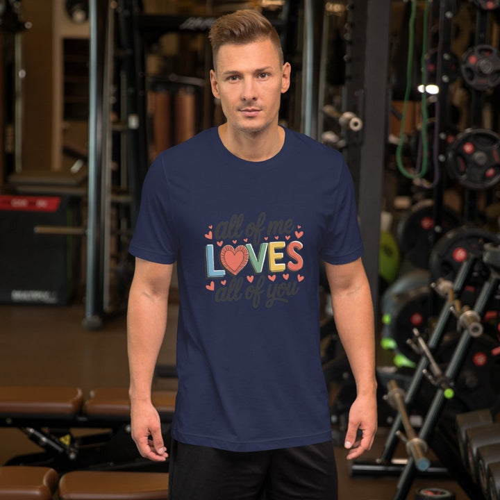 All of Me Loves Graphic Tee - Pink - S - ArtyKoala