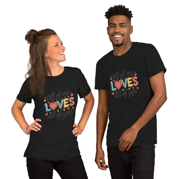 All of Me Loves Graphic Tee - Pink - S - ArtyKoala