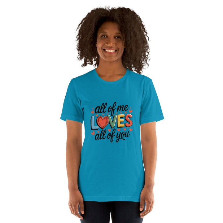 All of Me Loves Graphic Tee - Black Heather - XS - ArtyKoala